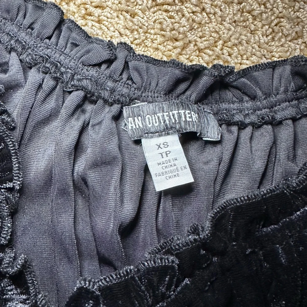 Urban Outfitters Black Ruffle Romper - Picture 3 of 5